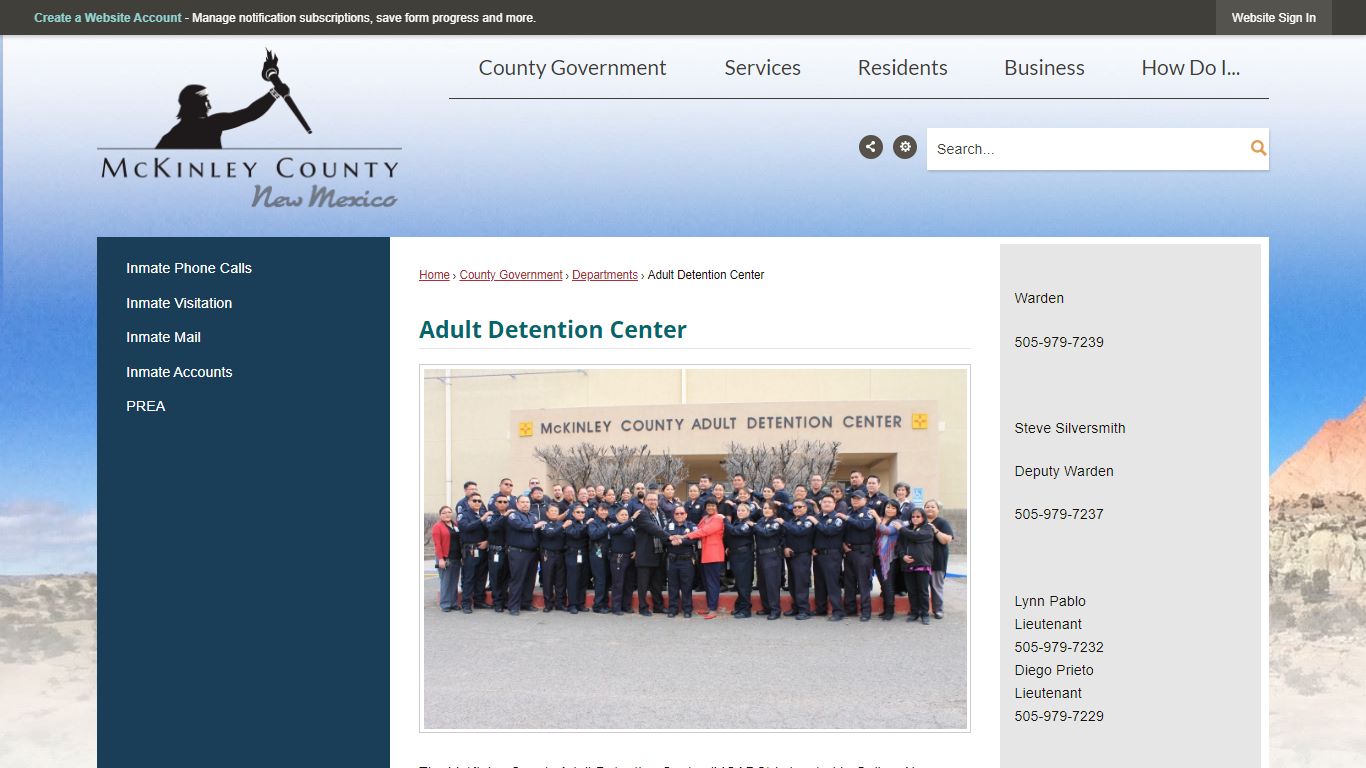 Adult Detention Center | McKinley County, NM